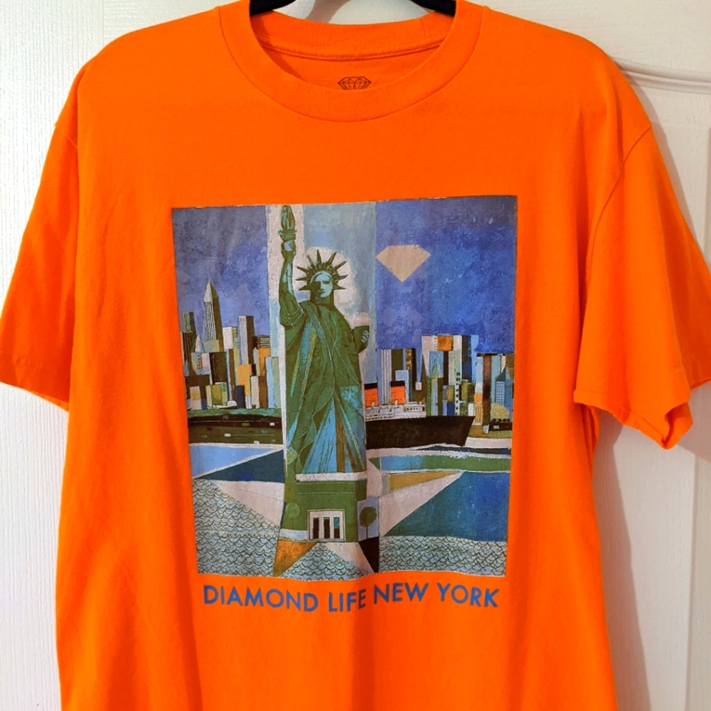 Diamond supply co NY statue of liberty Men's Large